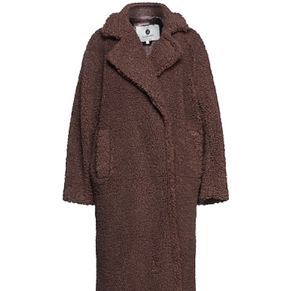 Luxe Brown Teddy Coat - Picture 3 of 9